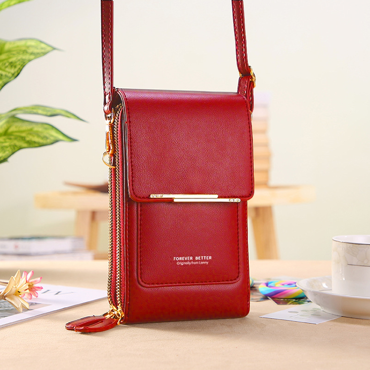 SmartSling™ | Crossbody gemak met touchscreen venster