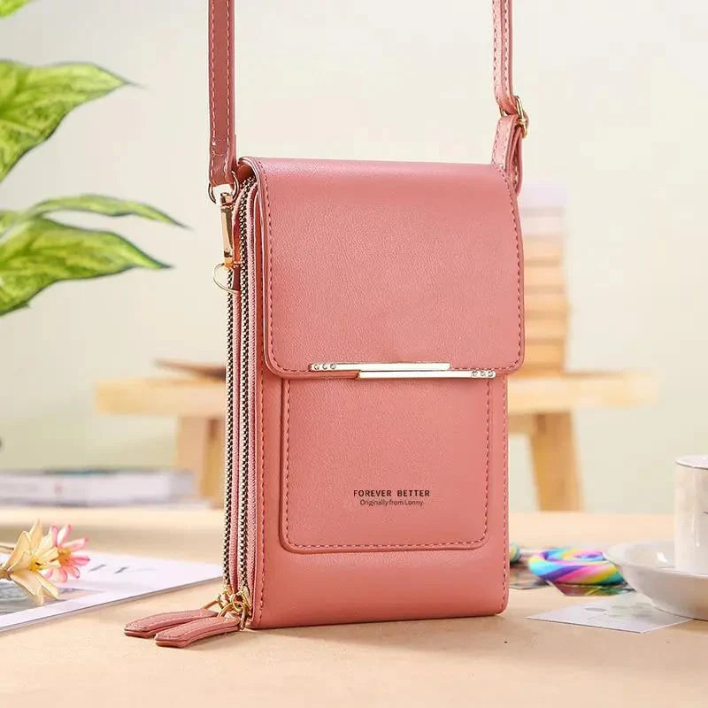 SmartSling™ | Crossbody gemak met touchscreen venster