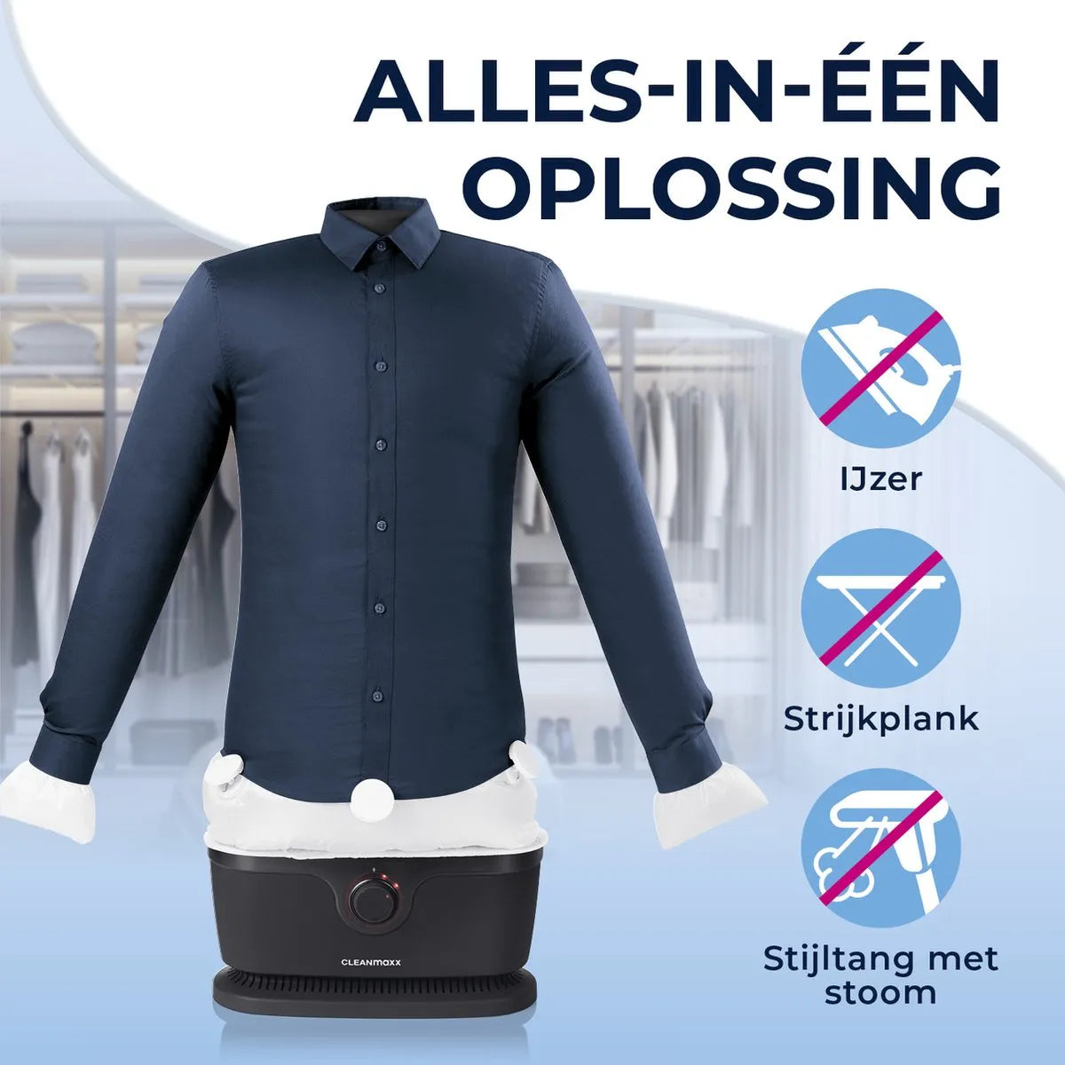 StrijkFee™ | Gladde kleding in 10 minuten