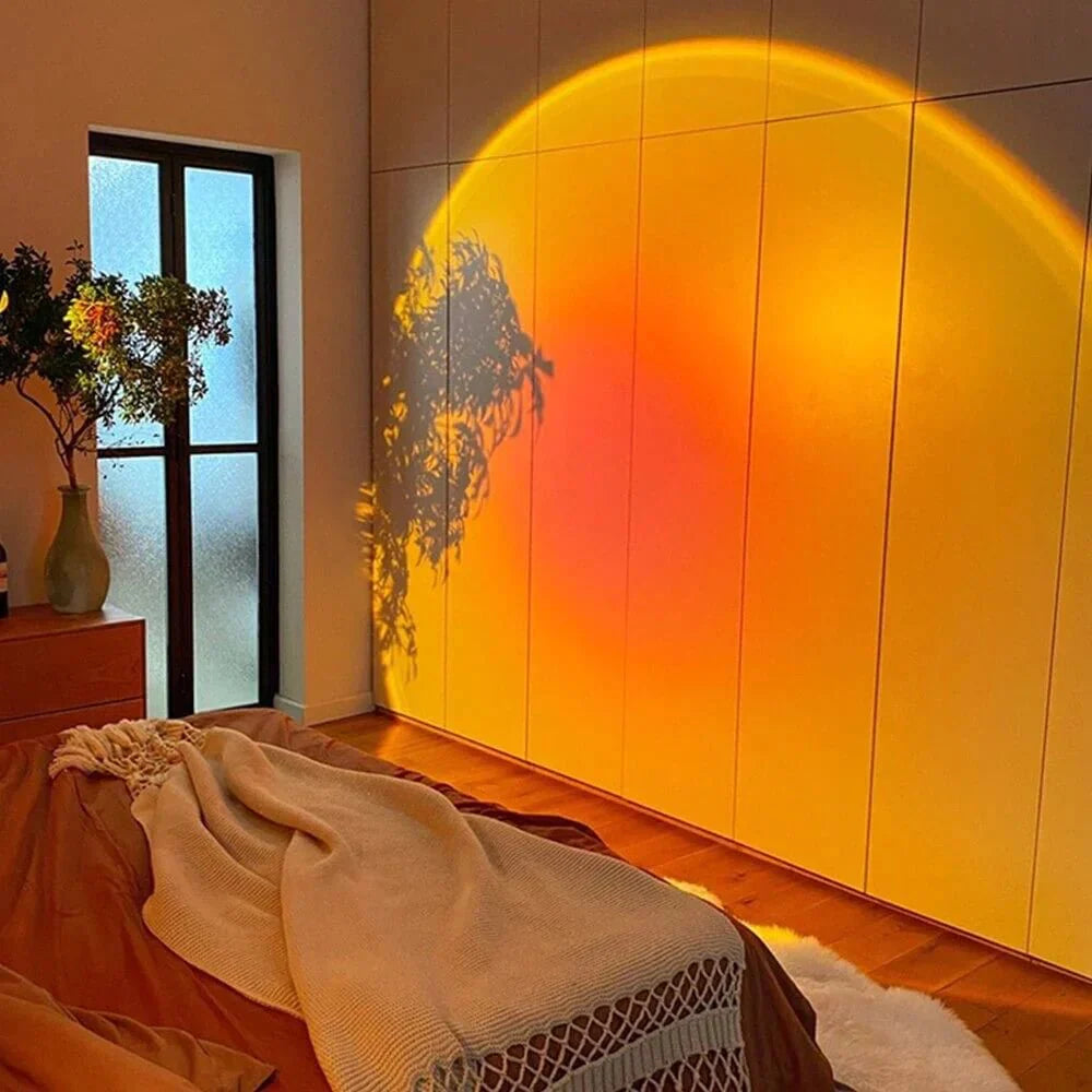 SunsetAura™ | De Lamp Die Je Kamer Laat Gloeien Als Een Zonsondergang