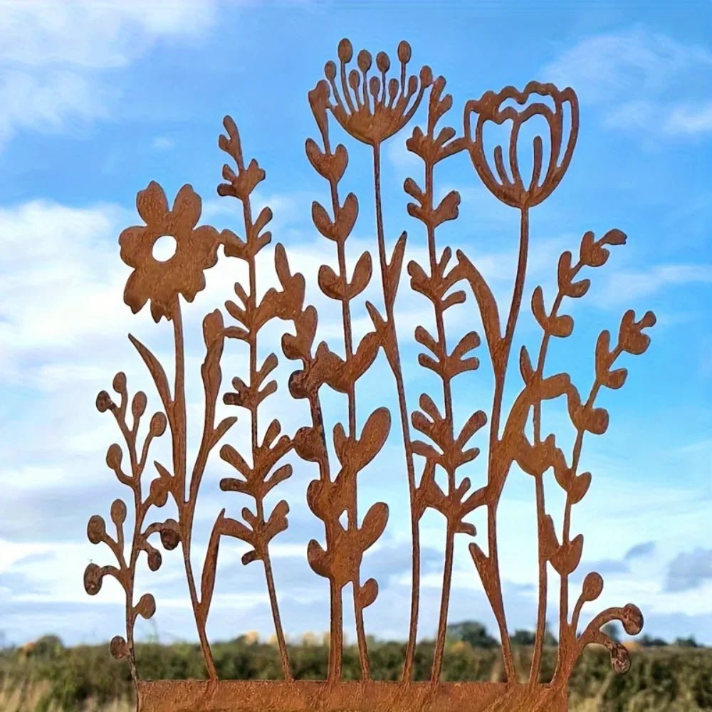 LawnLily™ | Rustieke Metalen Bloem voor Elk Seizoen - Lumiza