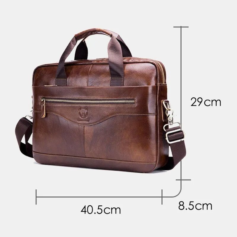 LeatherElite™ | Zakelijke Laptoptas - Lumiza