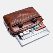 LeatherElite™ | Zakelijke Laptoptas - Lumiza