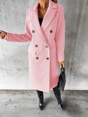 Lena™ | Elegante Wollen Winterjas met Stijlvolle Details - Lumiza