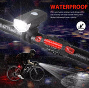 LumiRide Pro™ | USB Oplaadbare Fietsverlichting Set - Lumiza