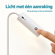 Touchbediening op de LumiTouch lampkop