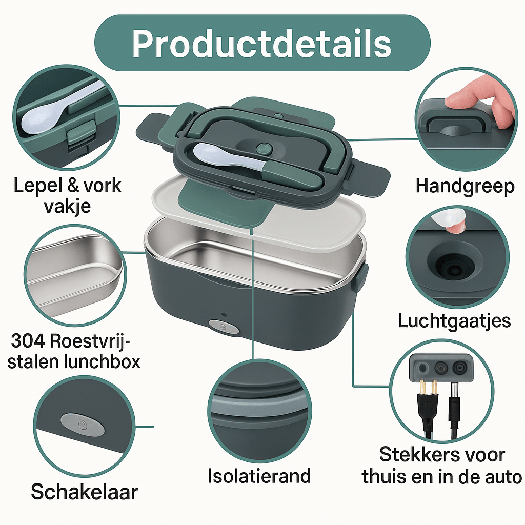 Lunchie™ | Altijd een warme maaltijd onderweg - Lumiza