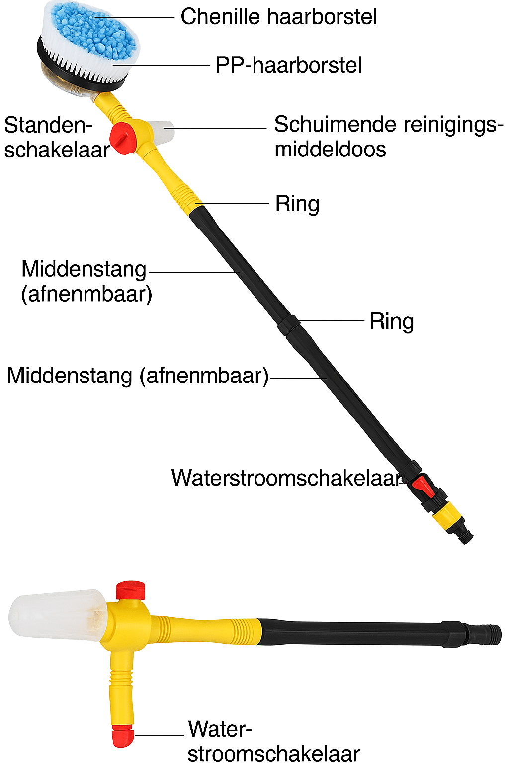 MagicMop™ | De autowasborstel die voor je werkt - Lumiza