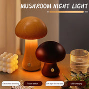 MushGlow™ | Warmte en sfeer in een prachtig houten design. - Lumiza