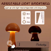 MushGlow™ | Warmte en sfeer in een prachtig houten design. - Lumiza