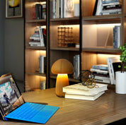 MushGlow™ | Warmte en sfeer in een prachtig houten design. - Lumiza