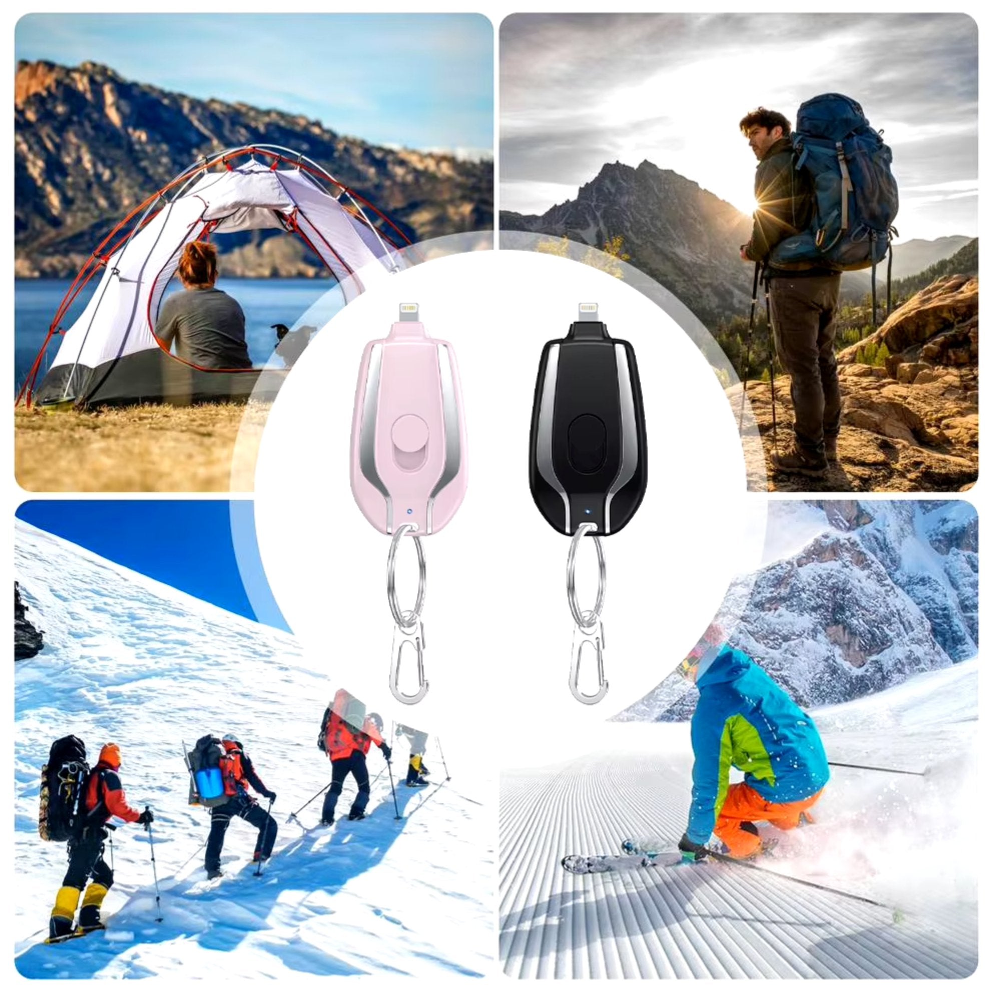 PocketPower™ | Draagbare Sleutelhanger Power Bank voor Elke Situatie! - Lumiza