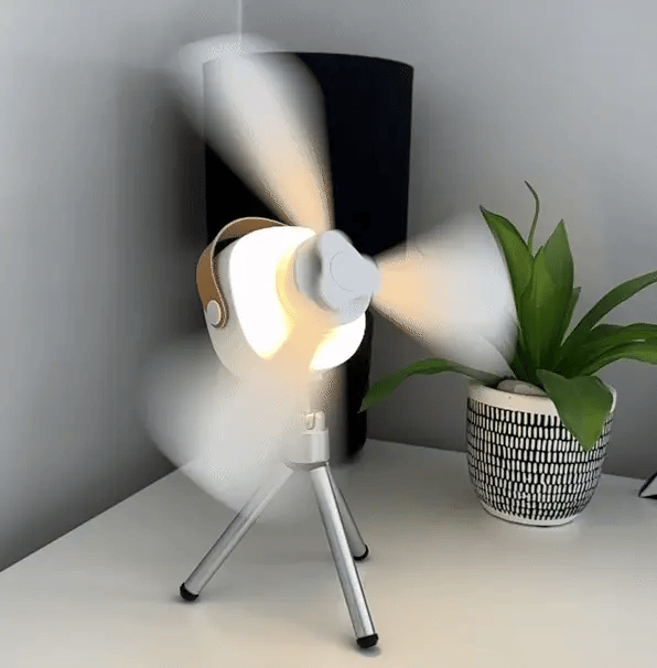BreezeLite™ | Draagbare verkoeling met LED-licht