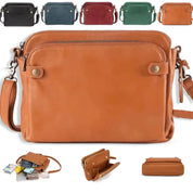 Pure Elegance™ | Leren Crossbody Schoudertas - Lumiza