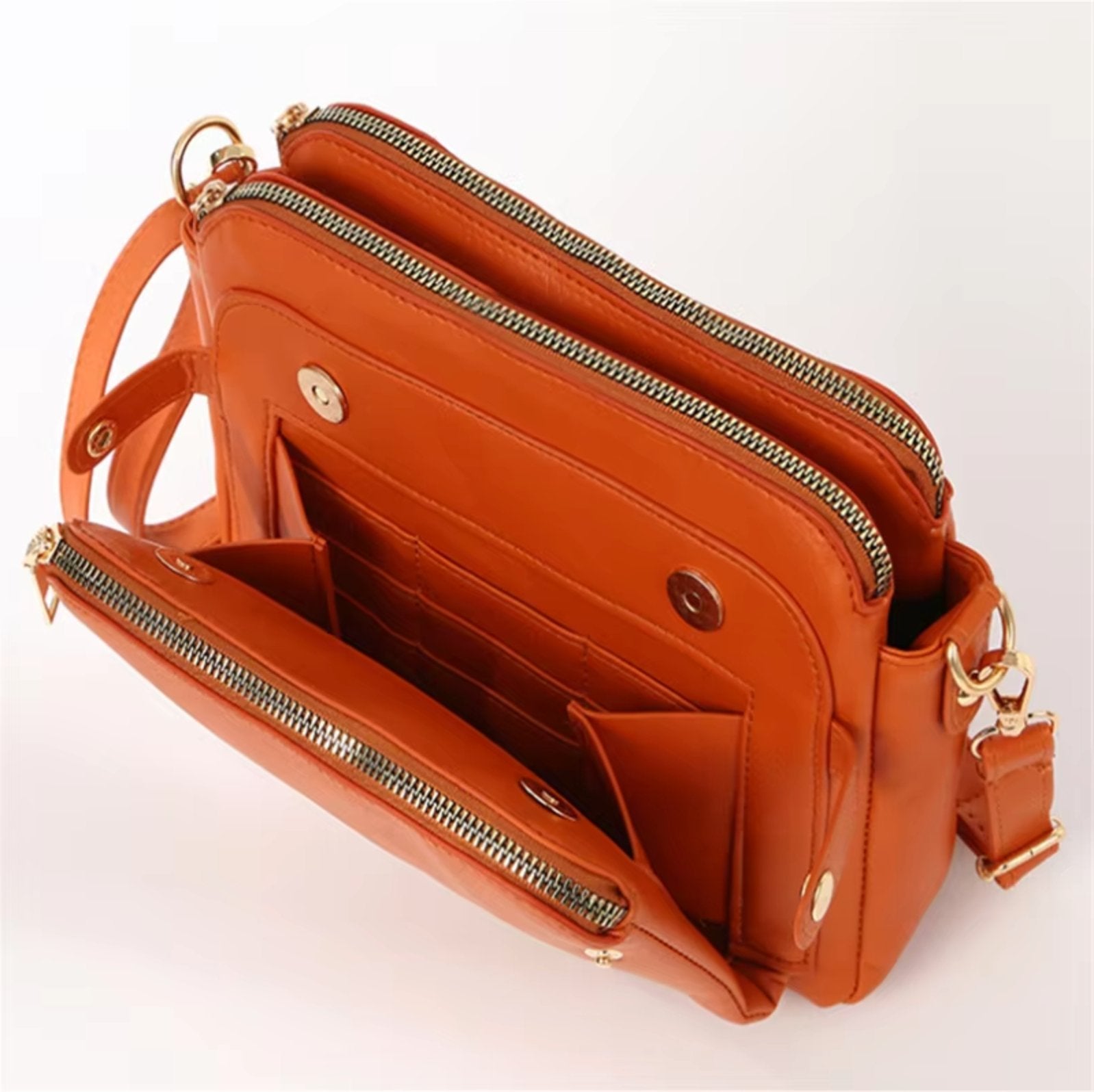 Pure Elegance™ | Leren Crossbody Schoudertas - Lumiza