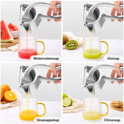 Fruitpers voor watermeloen, kiwi, sinaasappel en citroen