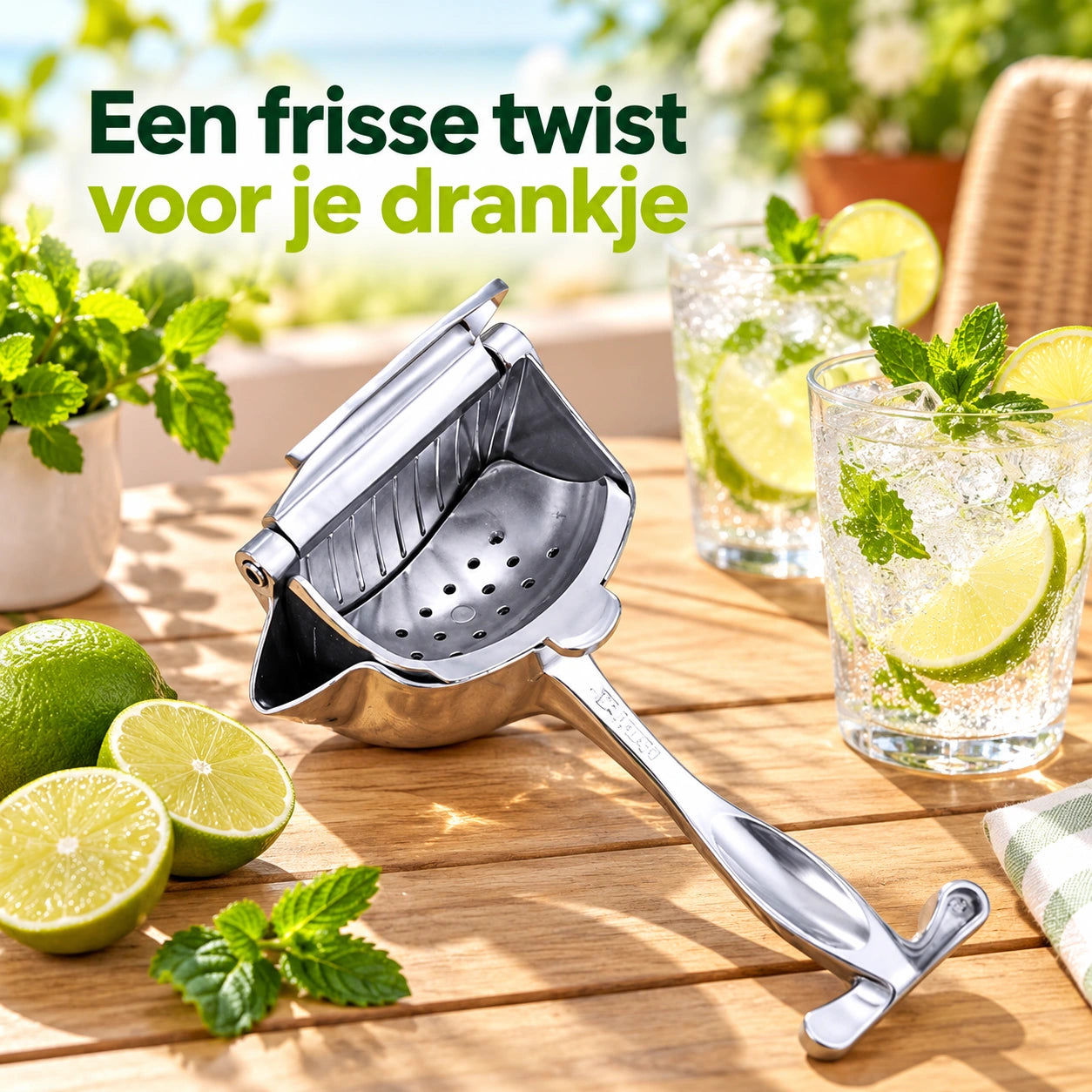 Sappura voor frisse drankjes met limoen