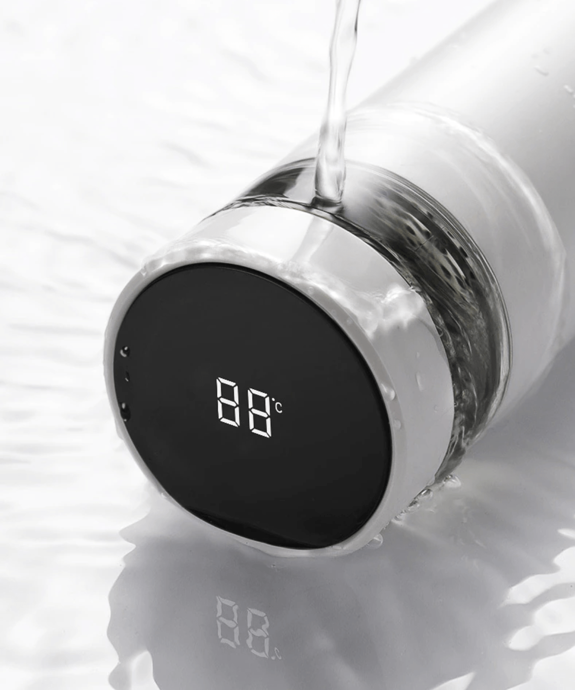 SipSense™ | Thermosfles met Theefilter en Slim Display - Lumiza