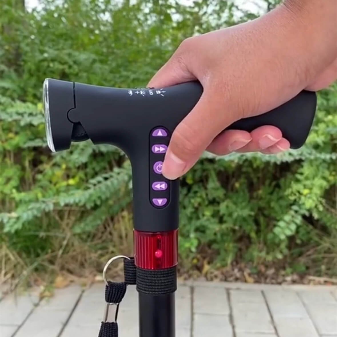 LumaStep™ | Verstelbare wandelstok met licht en alarm
