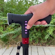 LumaStep verstelbare wandelstok met licht en alarm