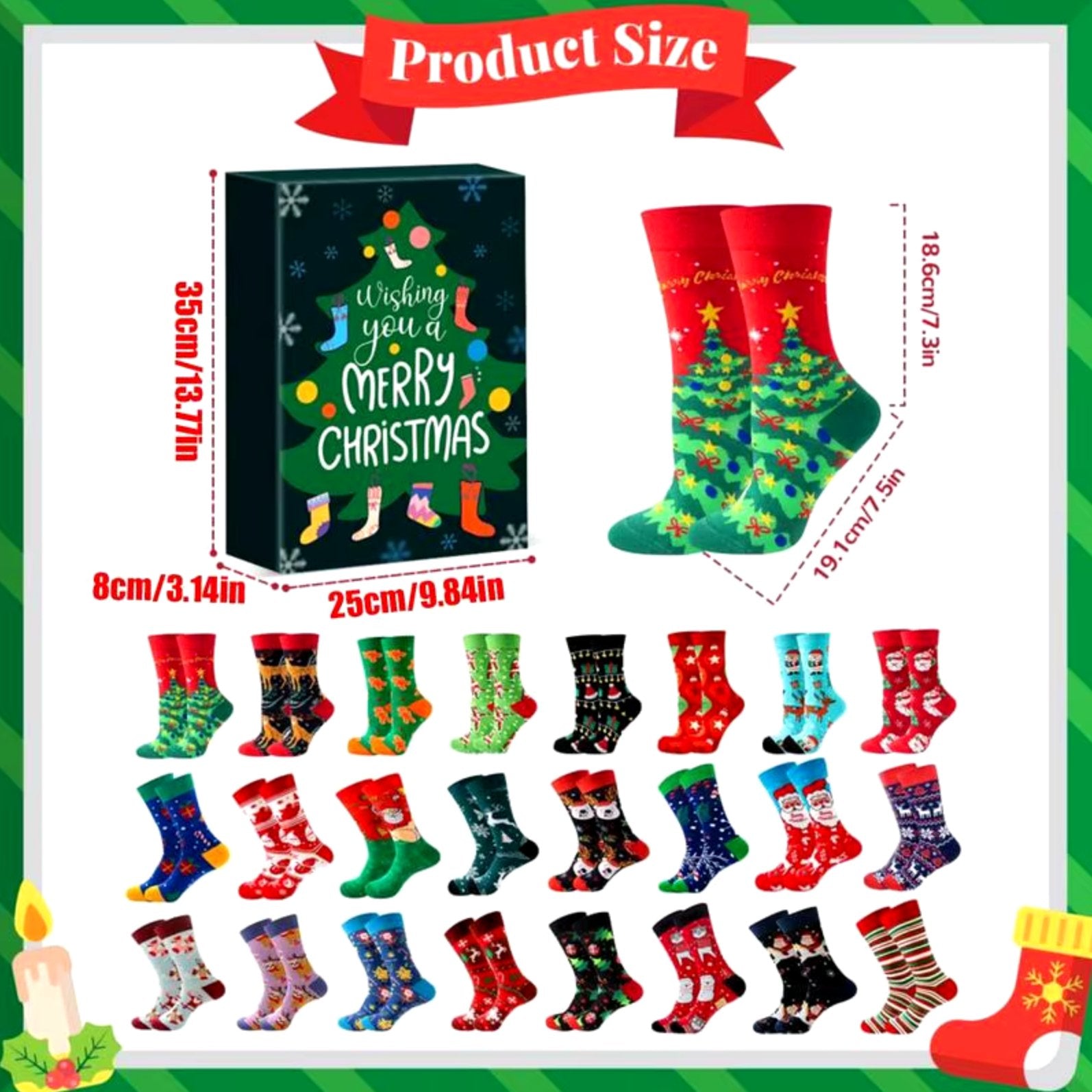 SockJoy™ | 24 Days of Christmas - Lumiza