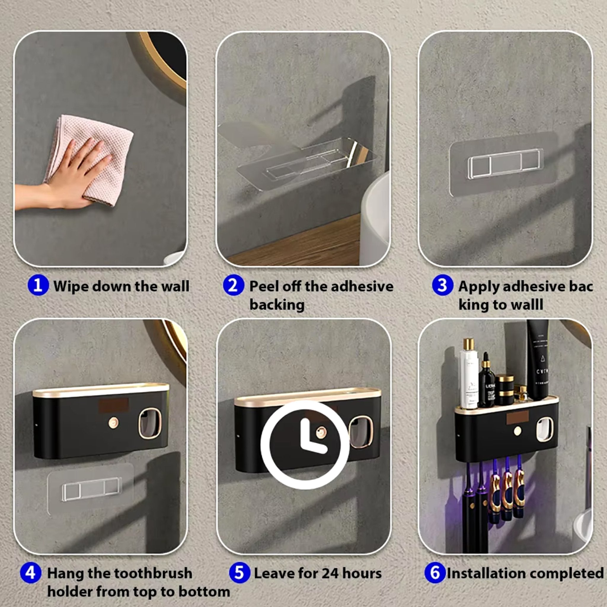 SparkClean™ | UV Slimme Tandenborstelhouder - Lumiza