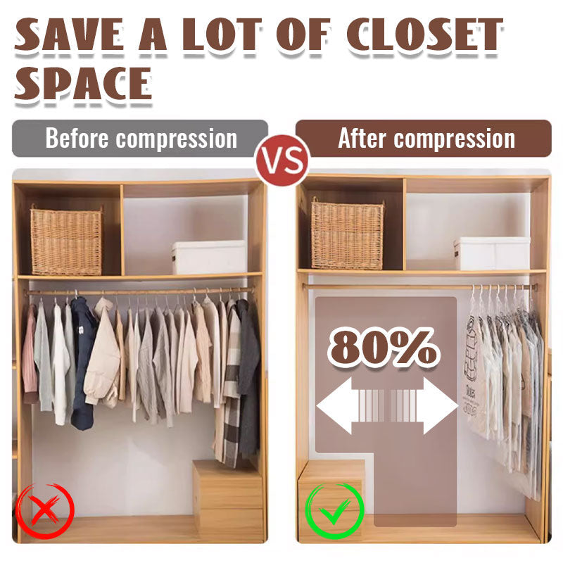 SpaceSeal™ | Hangende Vacuüm Opbergzakken Inclusief Pomp