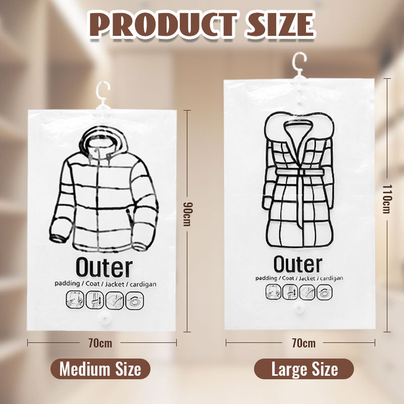 SpaceSeal™ | Hangende Vacuüm Opbergzakken Inclusief Pomp