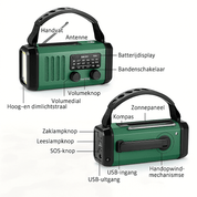 SurvivalWave™ | Duurzame Noodradio 10.000 mAh - Lumiza
