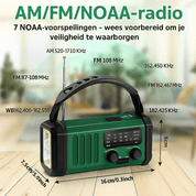 SurvivalWave™ | Duurzame Noodradio 10.000 mAh - Lumiza