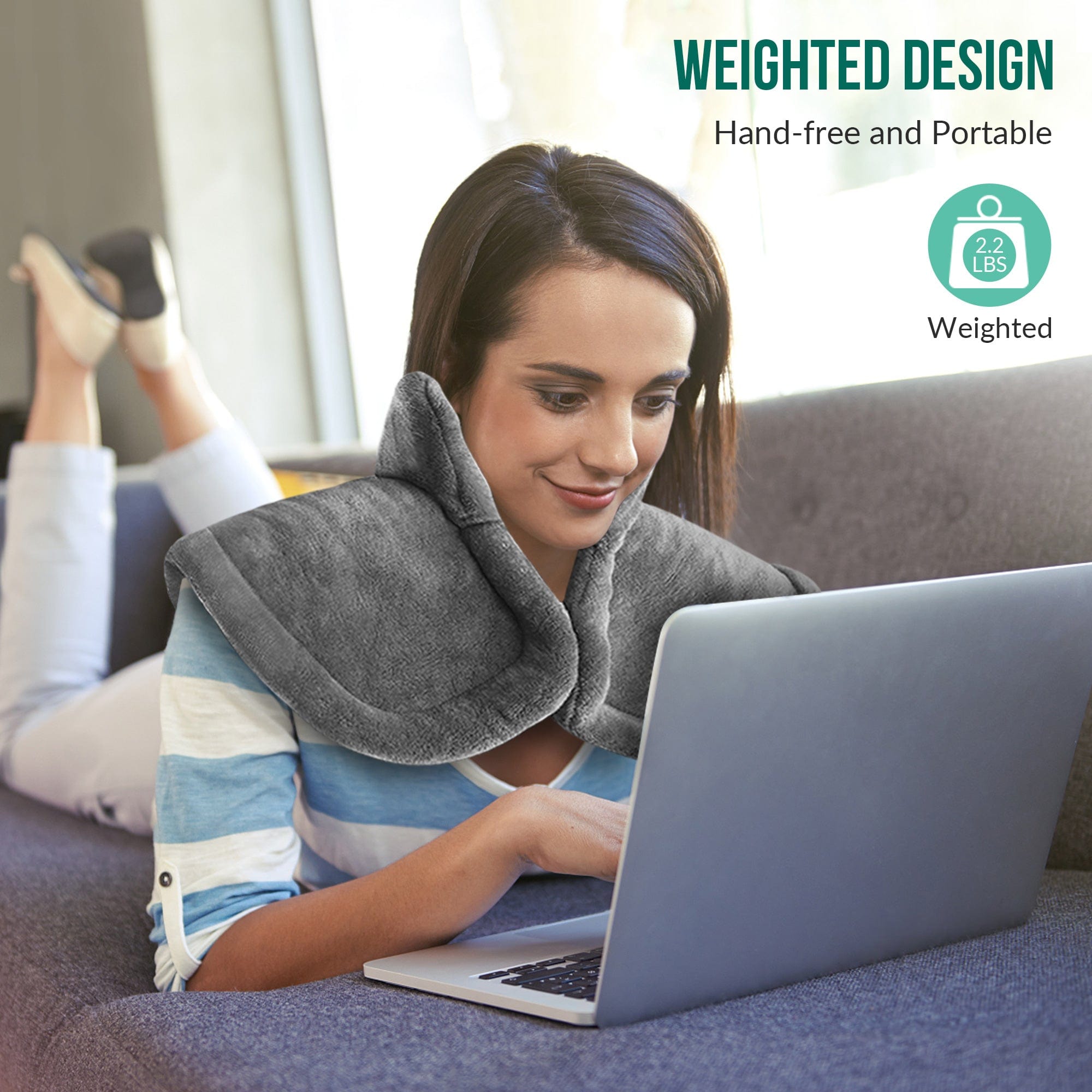 ThermoVest™ | Warmtedeken voor rug, schouders en nek - Lumiza