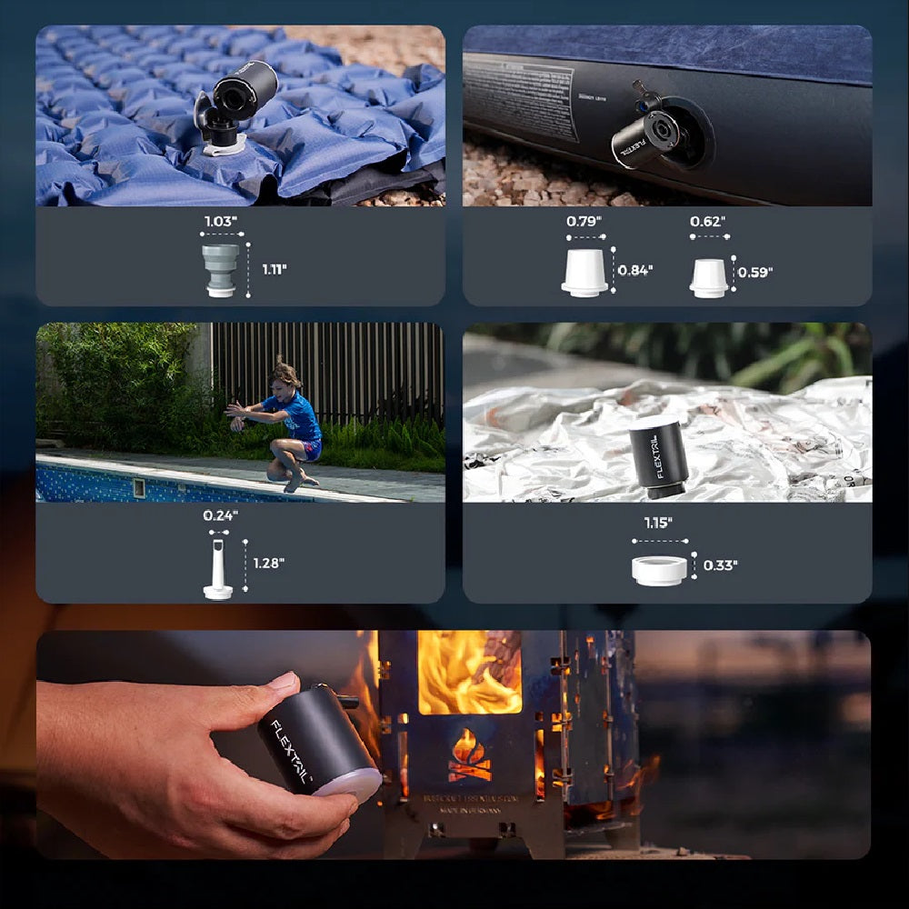 AirGo™ | Opblazen, leegzuigen en verlichten