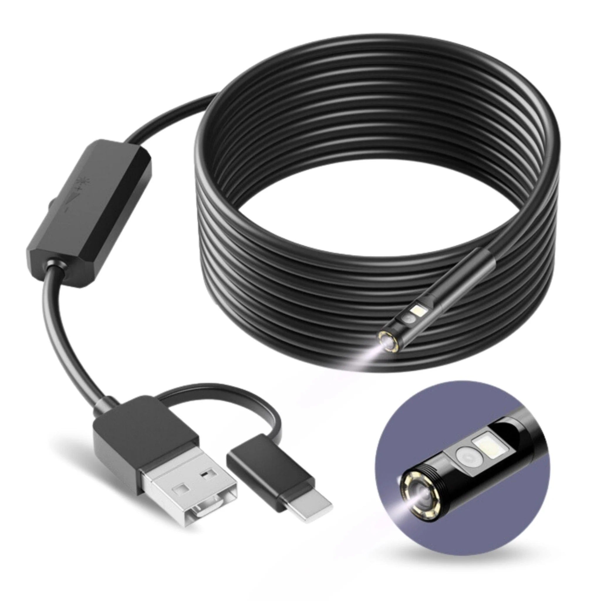 VisioCore™ | Professionele HD - inspectiecamera met 5m precisiekabel - Lumiza