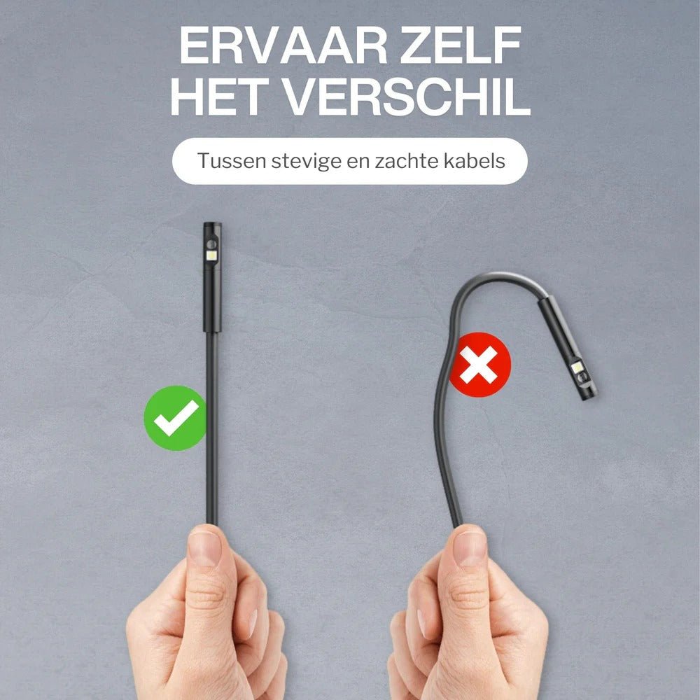 VisioCore™ | Professionele HD - inspectiecamera met 5m precisiekabel - Lumiza