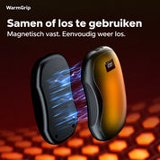 WarmGrip magnetische verbinding voor gebruik samen of los