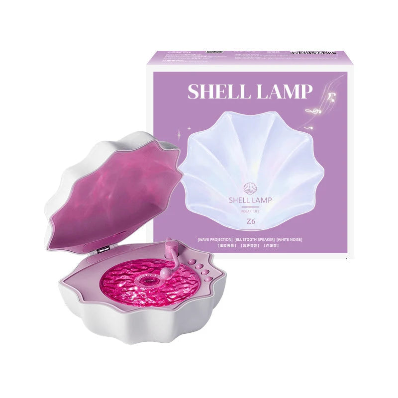 WaveShell Bluetooth lamp in roze