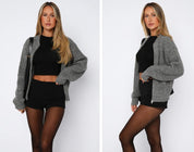 Zoe™ | Tijdloze Chic Bomberjack Voor Een Stijlvol Seizoen - Lumiza